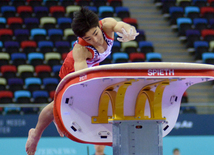 Bakıda idman gimnastikası üzrə Dünya Kuboku yarışlarının ikinci günü start götürüb. Azərbaycan, 20 fevral, 2016